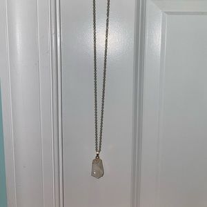white boutique necklace